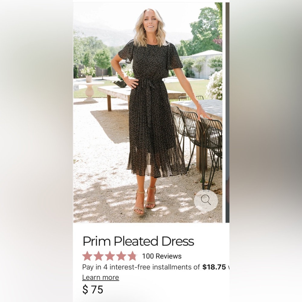 Women’s Baltic Born Prim Pleated Dress | M